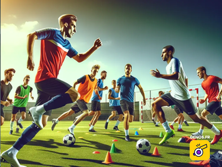 séance d'entraînement de football, vous pouvez retrouver une séance type, qui permettra de mettre en valeurs toutes les qualités d’un footballeur : motricité, technicité, précision et endurance.